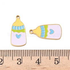 304 Stainless Steel Enamel Pendants&nbsp;STAS-G360-04G-03
