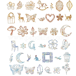 4Sets 4 Styles Paper Scrapbooking&nbsp;DIY-GF0011-36