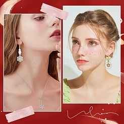 DIY Christmas Snowflake Earring Making Kit&nbsp;DIY-SC0022-84