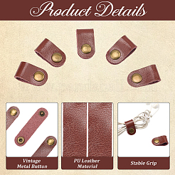 30Pcs Cowhide Leather Cord Organizers&nbsp;AJEW-CL0002-33