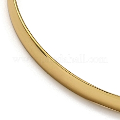 7Pcs PVD Vacuum Plating 202 Stainless Steel Plain Flat Ring Bangle Sets&nbsp;BJEW-M317-14A-G