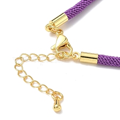 3MM Nylon Milan Cord Necklace Making&nbsp;NJEW-H084-01G-39