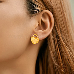 304 Stainless Steel Stud Earrings&nbsp;WG39C60-01