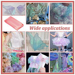 Laser Polyester Fabric&nbsp;DIY-WH0048-84B