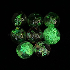 Luminous Transparent Resin Beads&nbsp;RESI-F073-03