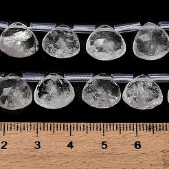 Natural Quartz Crystal Beads Strands&nbsp;G-C292-A03-01