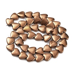 Synthetic Non-magnetic Hematite Beads Strands&nbsp;G-P545-O01-01