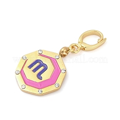 304 Stainless Steel Enamel Pendant Decoration&nbsp;STAS-S168-01G-08