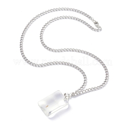 Dandelion Seed Wish Necklace for Teen Girl Women Gift&nbsp;NJEW-Z014-07P