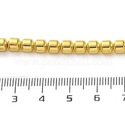 Electroplated Synthetic Non-magnetic Hematite Beads Strands&nbsp;G-C248-C01-4mm-01