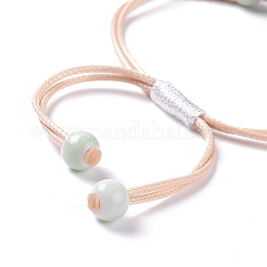Handmade Dry Pressed Flower Link Bracelet for Girl Women&nbsp;BJEW-C004-01E