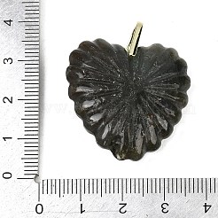 Natural Labradorite Carved Pendants&nbsp;G-C276-01G-06