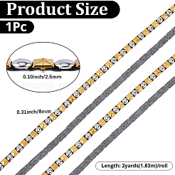2 Yards Stainless Steel Nailhead Trim&nbsp;OCOR-GF0005-82