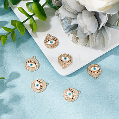 Brass Enamel Pendants&nbsp;KK-HY0001-40