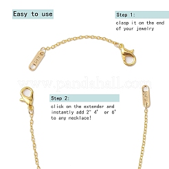 3Pcs 3 Styles Brass Lobster Claw Clasps&nbsp;FIND-JF00130-02
