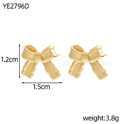 304 Stainless Steel Stud Earrings for Women&nbsp;STAS-OY016-11