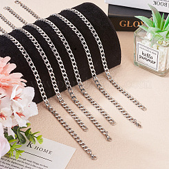 Stainless Steel Curb Chain Necklaces for Men Women&nbsp;NJEW-TAC0001-018