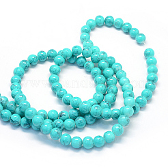 Baking Paint Glass Round Bead Strands&nbsp;DGLA-Q019-8mm-56