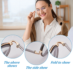 Alloy Eyeglass Leg Accessories&nbsp;FIND-GA0007-35B