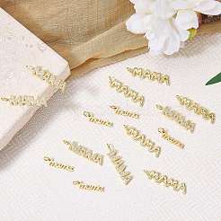 5Pcs Brass Micro Pave Clear Cubic Zirconia Pendants&nbsp;KK-SZ0007-42