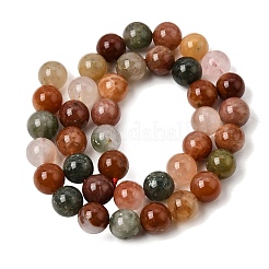 Natural Colorful Rabbit Fur Rutilated Quartz Beads Strands&nbsp;GG-CBA4808-I01-10mm
