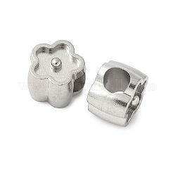 304 Stainless Steel European Beads&nbsp;STAS-D307-04A-P
