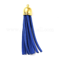 (Defective Closeout Sale: Oxidized) Golden Brass Suede Tassels Big Pendants&nbsp;FIND-XCP0001-14