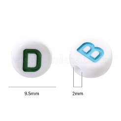 Opaque White Acrylic Beads&nbsp;SACR-YW0001-23A