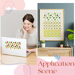 8Pcs 8 Styles PVC Plastic Waterproof Decorative Sticker Labels&nbsp;DIY-SP0004-93C