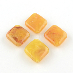 Rhombus Imitation Gemstone Acrylic Beads&nbsp;OACR-R043-M