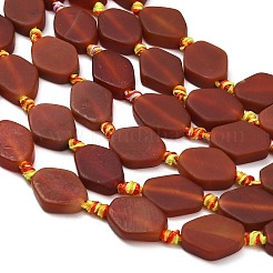 Natural Carnelian Beads Strands&nbsp;G-A321-R06-01