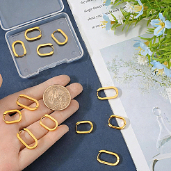 8 Pairs 2 Colors 304 Stainless Steel Huggie Hoop Earrings&nbsp;STAS-SC0021-28G