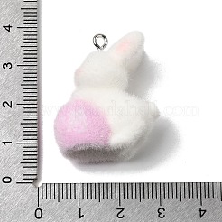 Easter Opaque Resin Pendants&nbsp;RESI-F062-03D