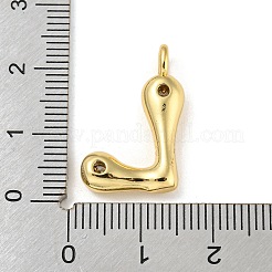 Rack Plating Brass Micro Pave Cubic Zirconia Pendants&nbsp;KK-A200-24G-L