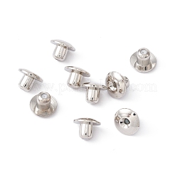 Rack Plating Brass Ear Nuts&nbsp;KK-G433-06P