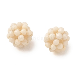Natural White Fossil Woven Beads&nbsp;GG-CBA2E9C-F03-01
