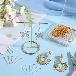 600Pcs 2 Colors Brass Eye Pin&nbsp;KK-SP0001-68A