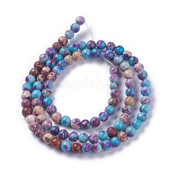 Natural Imperial Jasper Beads Strands&nbsp;G-I122-4mm-15