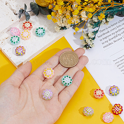 21Pcs 7 Colors Glass Enamel Beads&nbsp;GLAA-PA0001-38