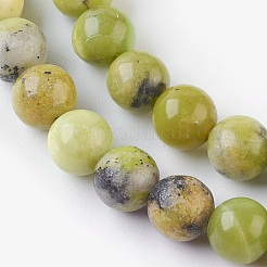 Natural Serpentine Beads Strands&nbsp;G-G767-04-6mm