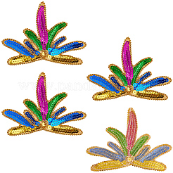 10Pcs Polyester Embroidery Ornament Accessories&nbsp;PATC-CY0001-31B