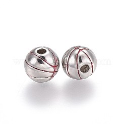 Brass Enamel Beads&nbsp;KK-L179-07P