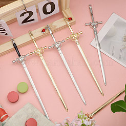 6Pcs 6 Styles Alloy Hair Pin&nbsp;AJEW-FH0006-17