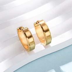 304 Stainless Steel Hoop Earrings&nbsp;EJEW-D331-19A-G