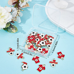 30Pcs 3 Style Alloy Enamel Pendants&nbsp;ENAM-SC0002-93