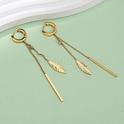 304 Stainless Steel Hoop Earrings&nbsp;EJEW-F393-12G