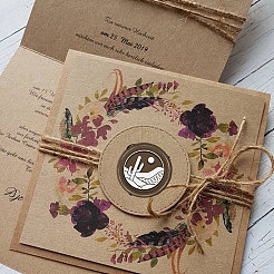 Brass Wax Seal Stamp with Handle&nbsp;AJEW-WH0184-0734