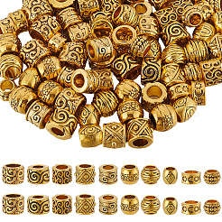 100Pcs 10 Styles Alloy European Beads&nbsp;FIND-SP0003-95