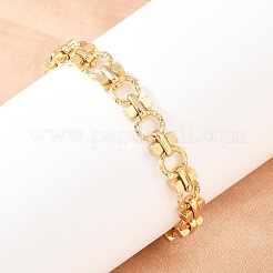 304 Stainless Steel Link Chain Bracelets for Women&nbsp;BJEW-H207-01E-G