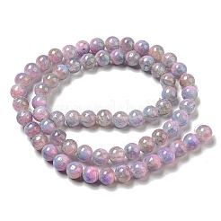 Dyed Natural White Jade Beads Strands&nbsp;G-F764-01E
